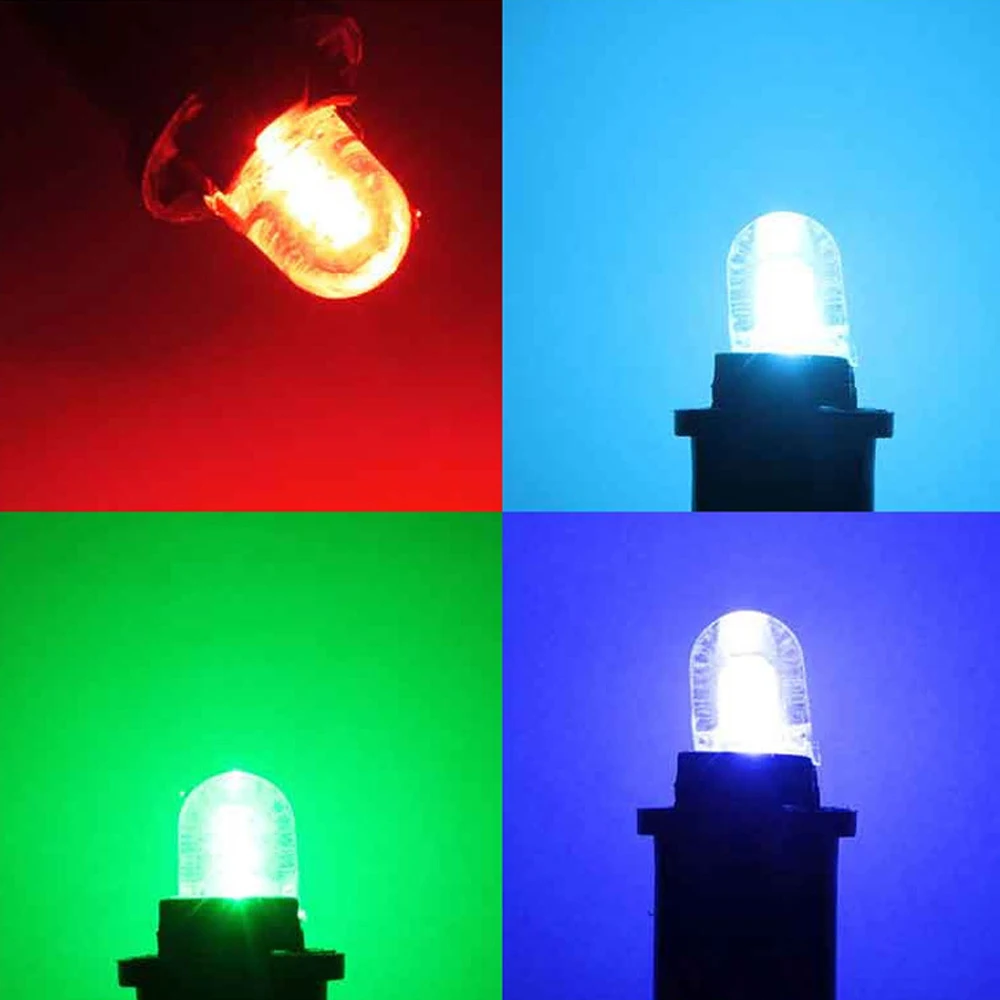 10pcs lampadine per auto bianco T10 LED W5W COB Canbus cruscotto luce targa in Silicone luce DC 12V indicatore di larghezza lampada