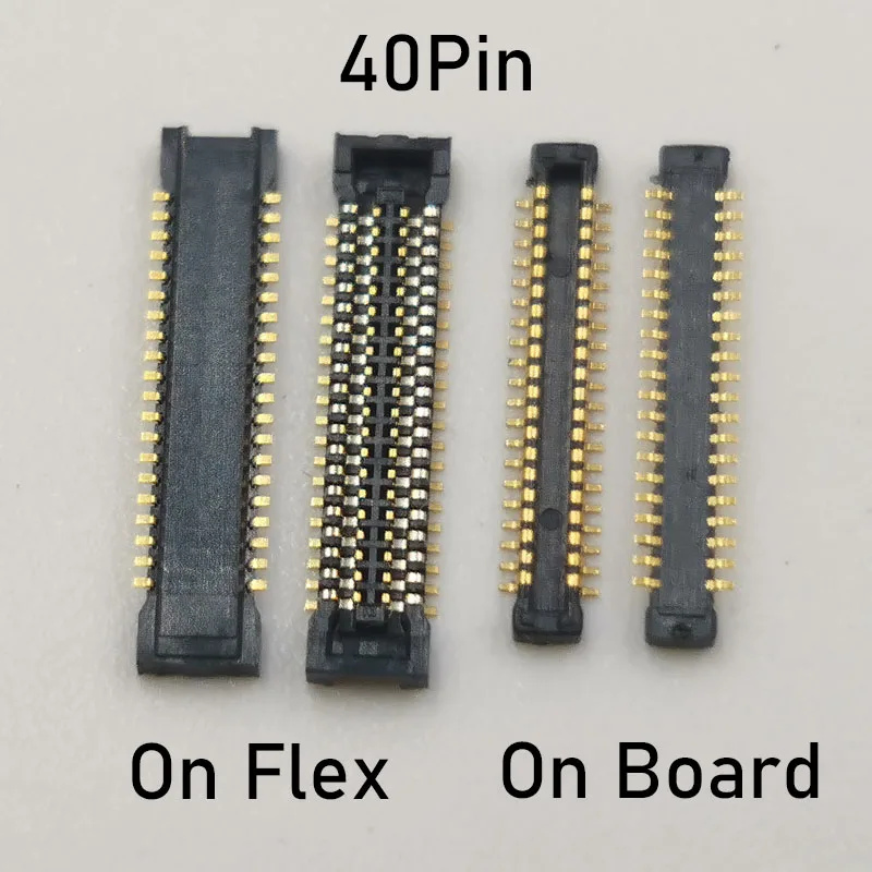 

2 шт., FPC-коннектор для ЖК-дисплея на материнской плате Samsung A7 A7000/E7 E700/J5 J500F/J7 J700F/J4 J400 J701F/J320 J320F