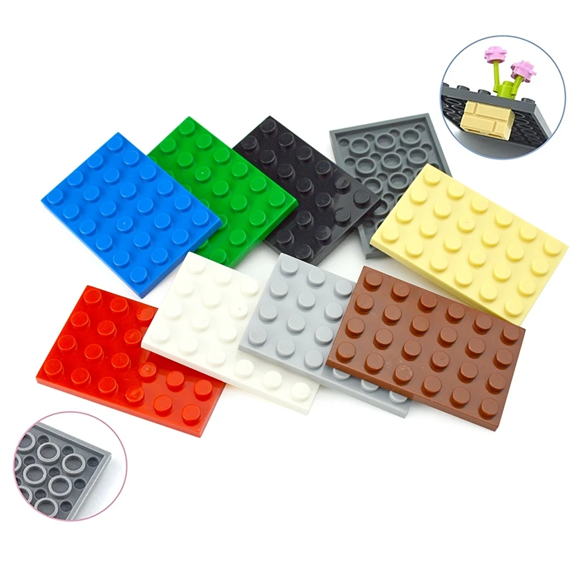 

20PCS DIY 4*6 Dots Building Blocks Thin Figures Bricks 4x6 Dots Educational Creative Size Compatible With 3032 Toys for Children