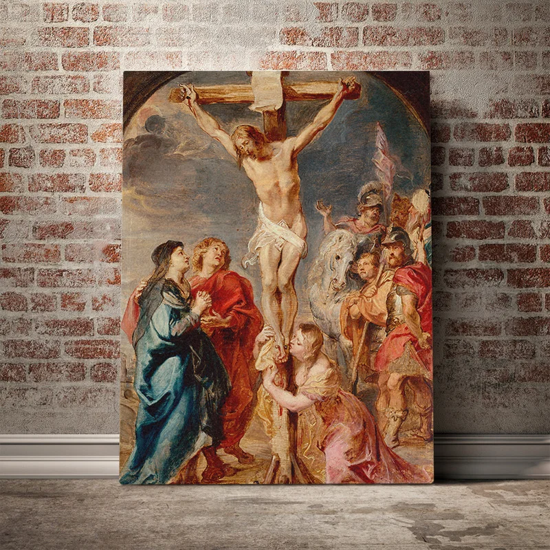 Wall Art Home Decor Canvas Painting Christ On The Cross Modern Picture Religious Hd Print Cartoon Modular Poster Living Room