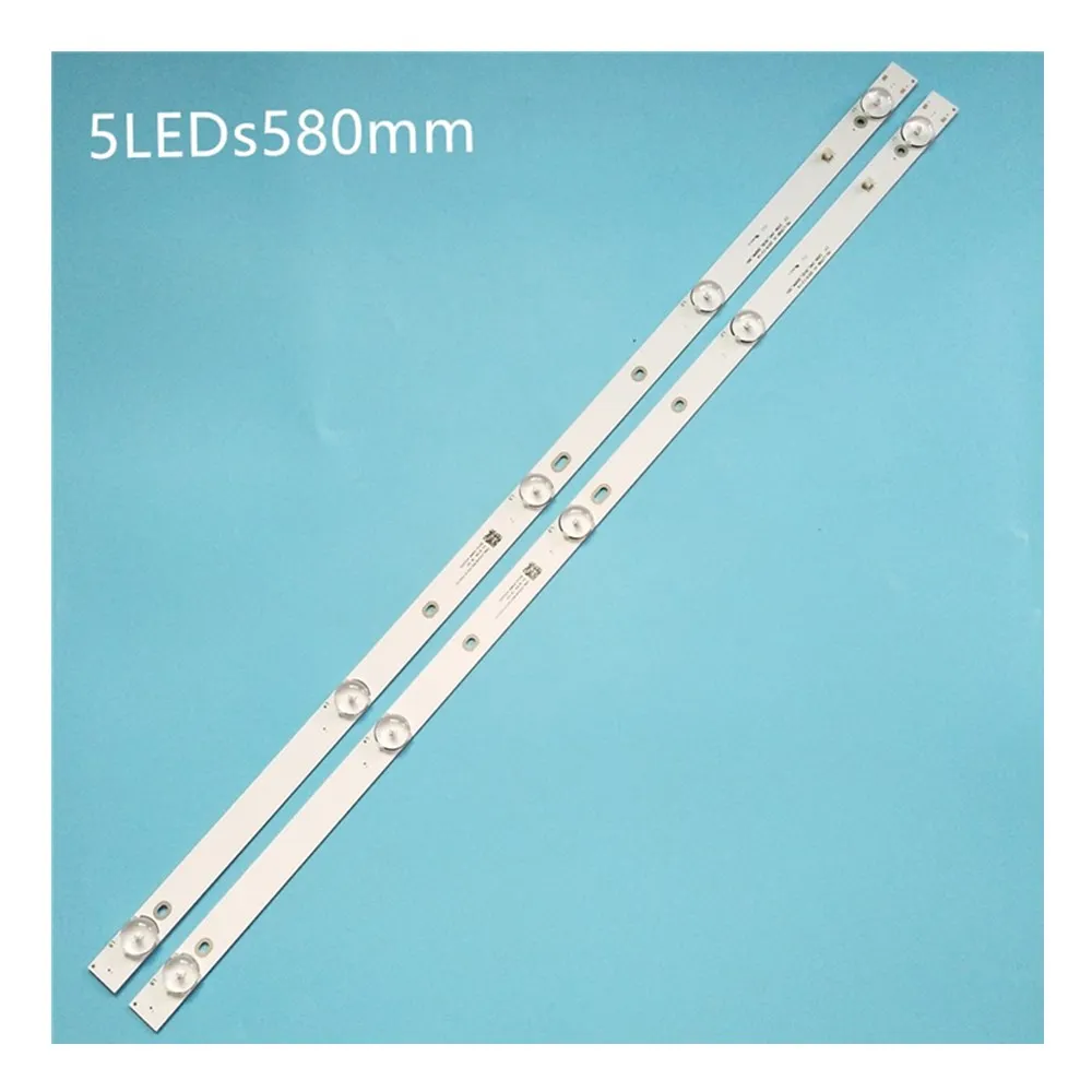 30pcs LED Backlight strip 5leds for MS-L1598 V1 32DN 2*5_3030_300MA_30V 6V/LED 8D32-DNWR-A3205A