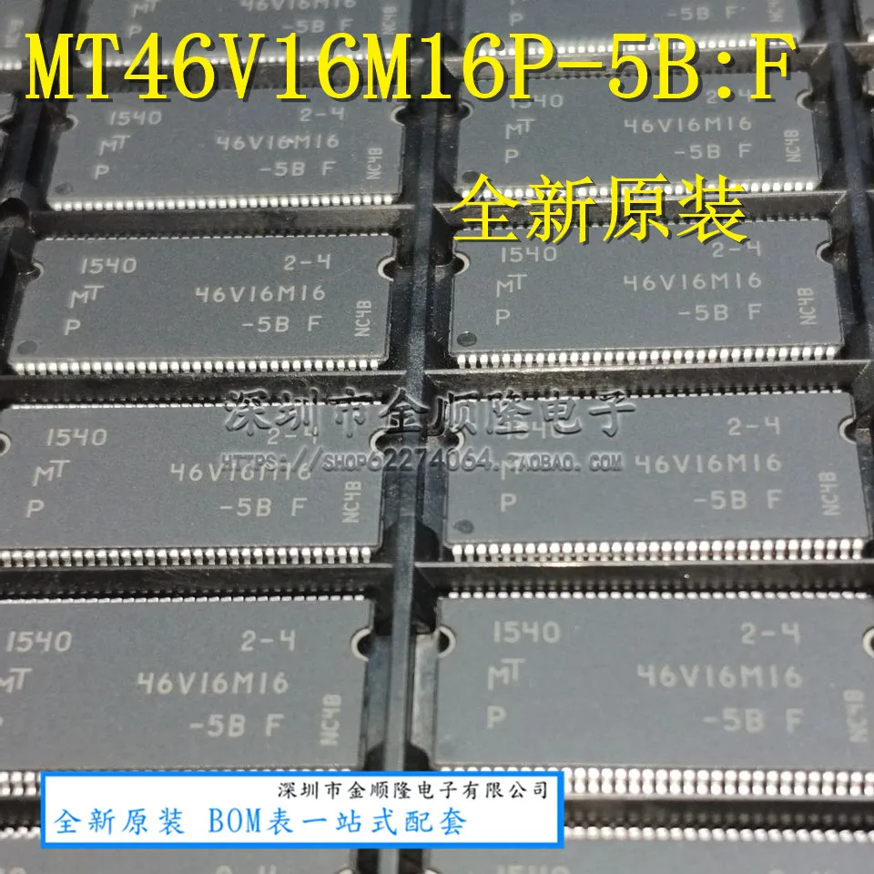 5pieces MT46V32M16P-5B:F  256M DDR SDRAM