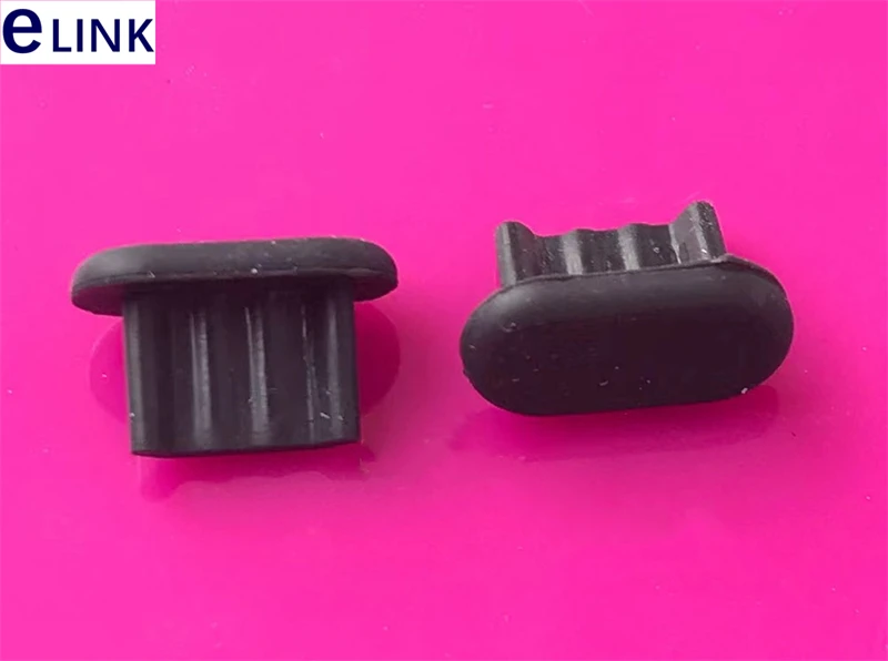 غطاء واقي من هلام السيليكا بسدادة غبار USB صغير لواجهة بيانات الهاتف المحمول غطاء شحن غبار ftthelink مجاني للشحن 100