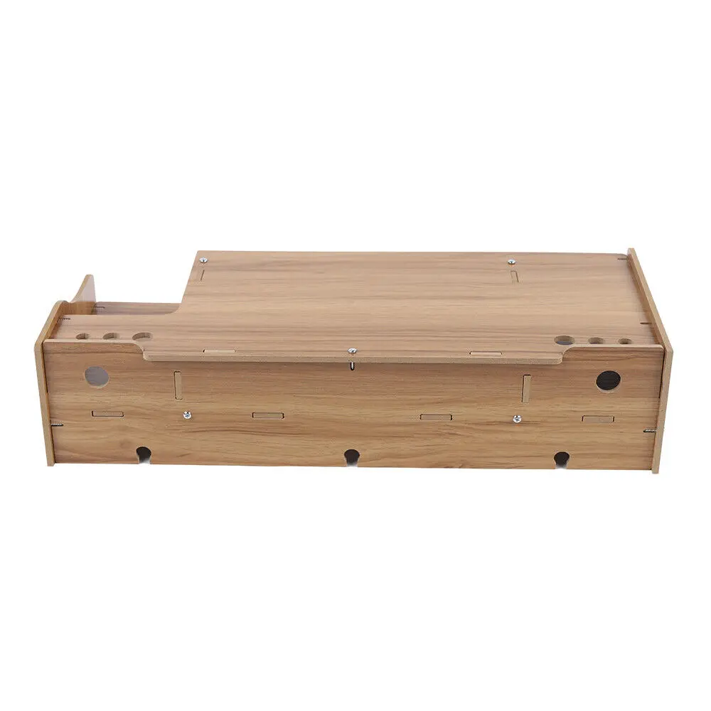 Home Computer Monitor Riser Stand mit Telefon halter, Computer Schreibtisch Organizer, Laptop Schreibtisch Schublade Schließfach