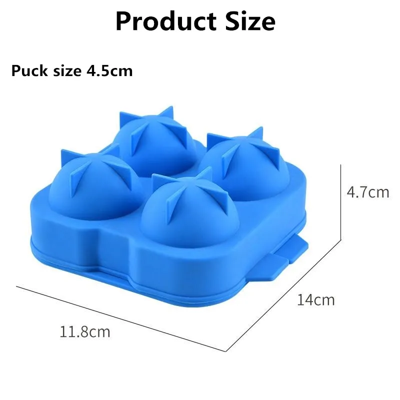 1pcs Ice Cube Ball Maker Mold Mould Brick Round Bar Accessiories High Quality Random Color Ice Mold Kitchen Tools