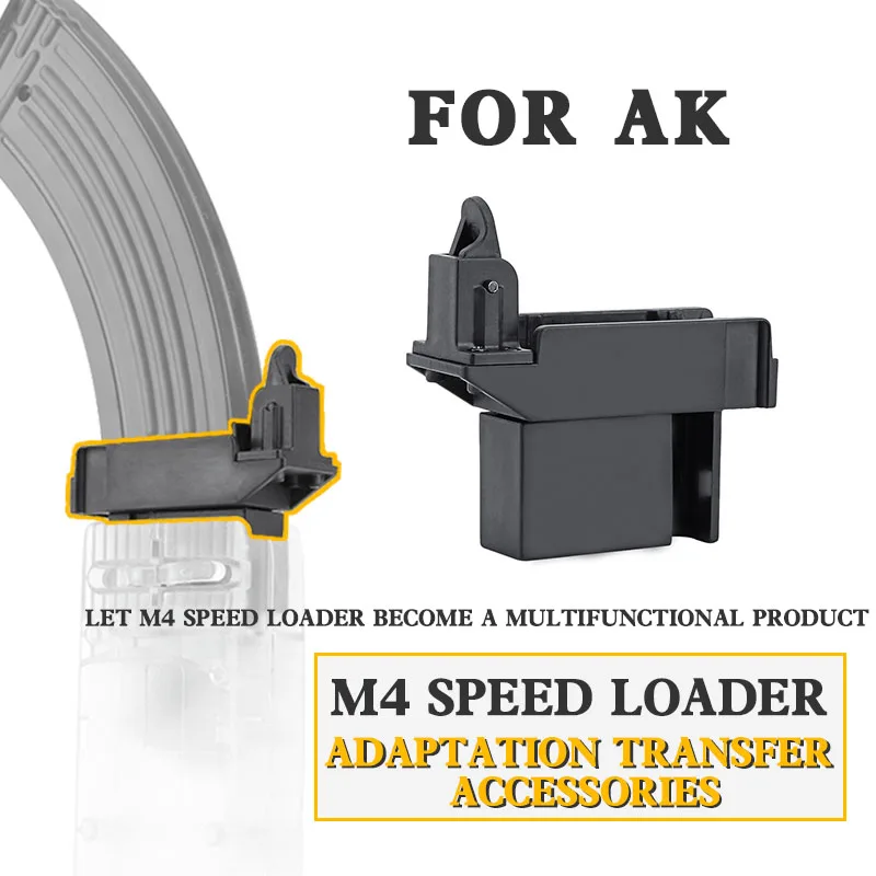 Tactical Equipment M4 BB Speed Loader Converter to Adapt AK G36 MP5 Magazine for Hunting Airsoft Paintball Accessories