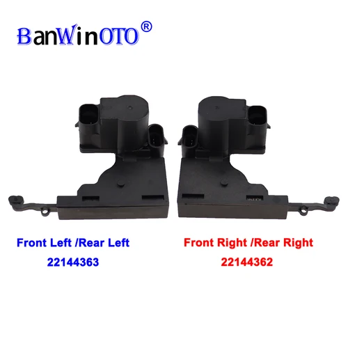 Actuador de cerradura de puerta, Motor delantero, trasero, izquierdo y derecho, compatible con GMC Oldsmobile Pontiac Chevy Buick Cadillac 22144363, 22144362, 764