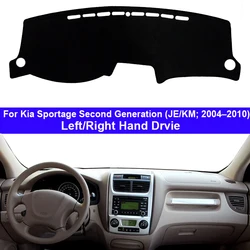 Car Dashboard Cover Dash Mat Carpet For Kia Sportage 2nd Gen JE KM 2004 – 2010 LHD RHD Auto Dashmat 2005 2006 2007 2008 2009