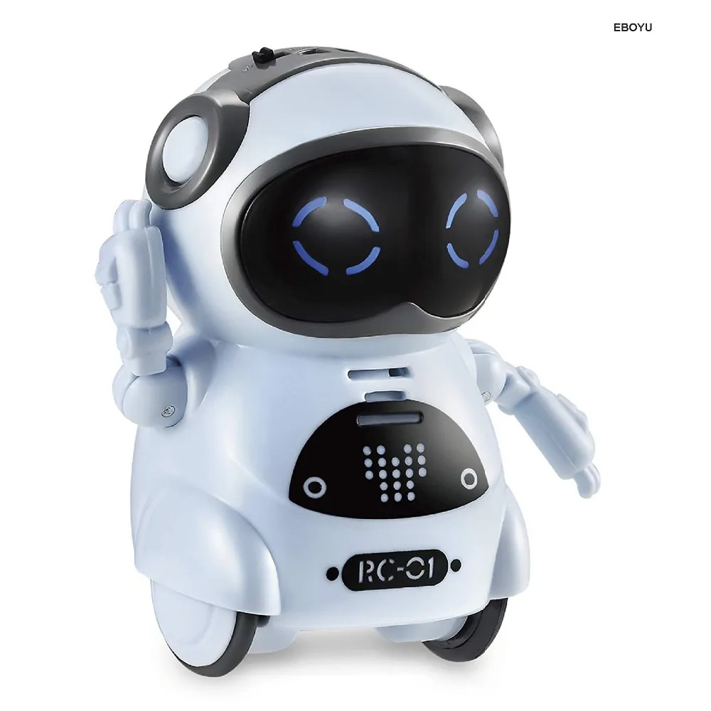 Mini Robot inteligente de juguete para niños, puede hablar, diálogo interactivo, reconocimiento de voz, grabación, canto y baile, cuentacuentos