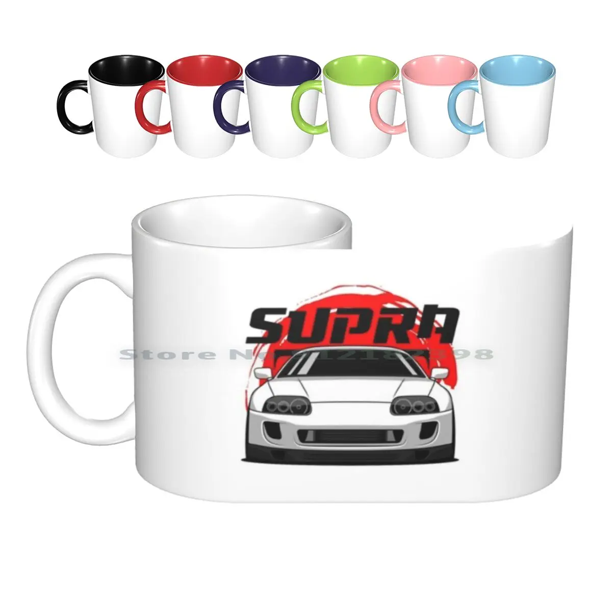 Jdm White Ceramic Mugs Coffee Cups Milk Tea Mug 2jz Drift 2jz Jdm A80 Gt 2jz Drift Racing White A80 Jdm Creative Trending