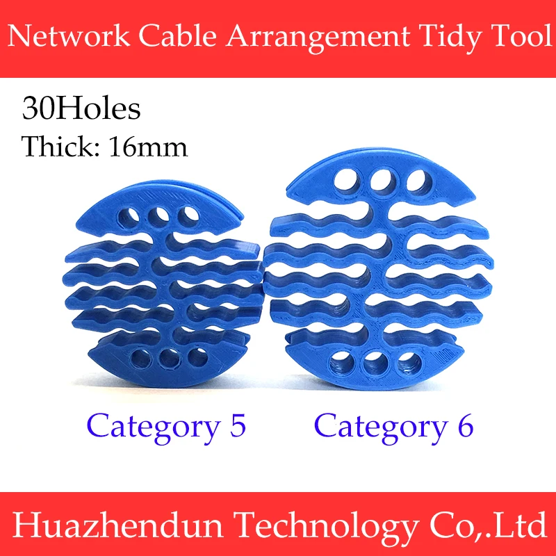 

Network Cable Organizers Tool Category 6 Cable Wire Harness Arrangement tidy Tools for Computer Room