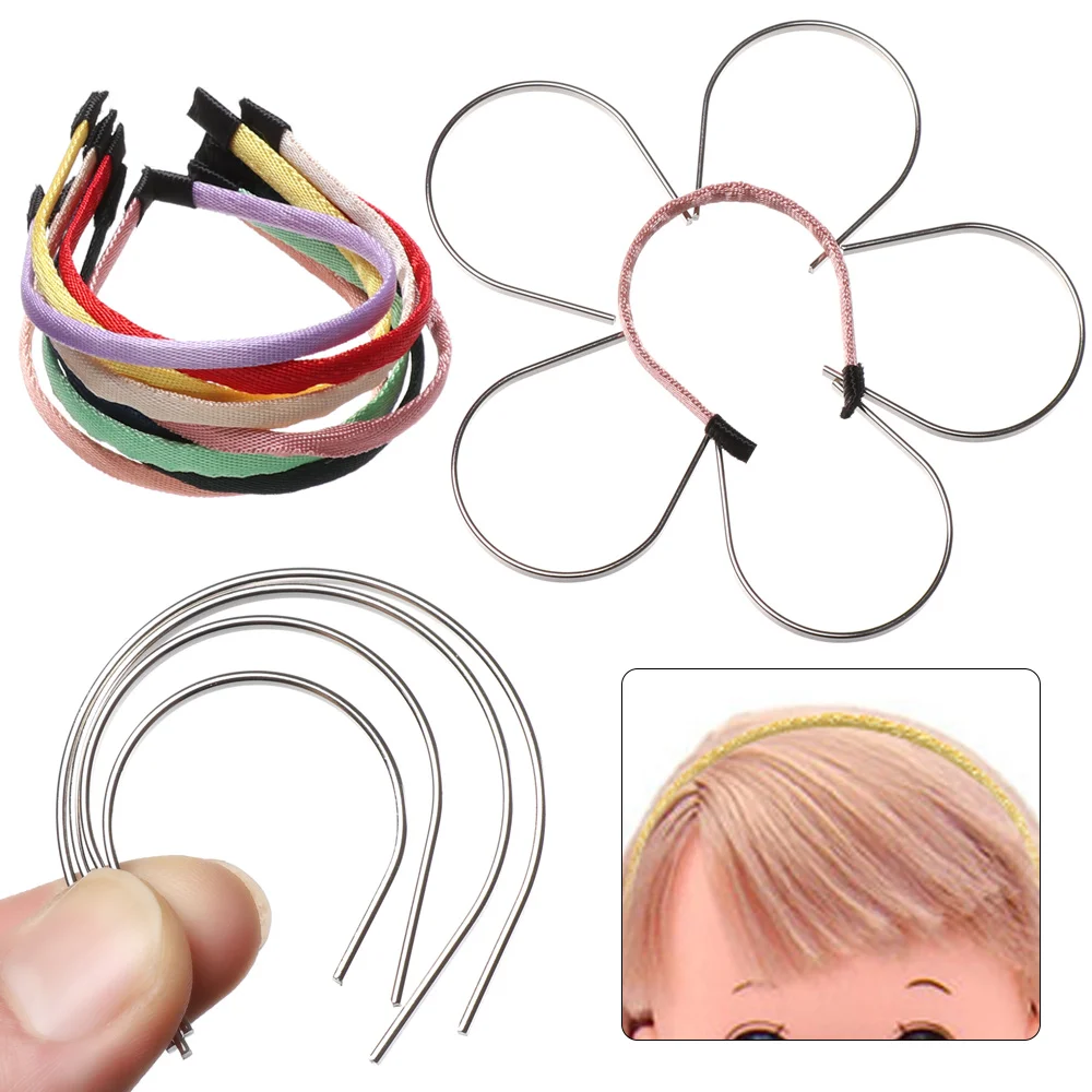 New 5Pcs Doll Headband Materials DIY Head Band Parts For 1/3 1/4 1/6 1/8 for Doll Cute Dolls Hair Decoration Accessories