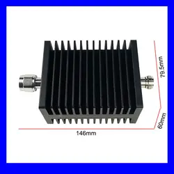 100W N-JK Type Attenuator DC-3Ghz/4Ghz 1db~60db N Male Plug to Female Jack RF coaxial Attenuator 50ohm RF Accessory High Power