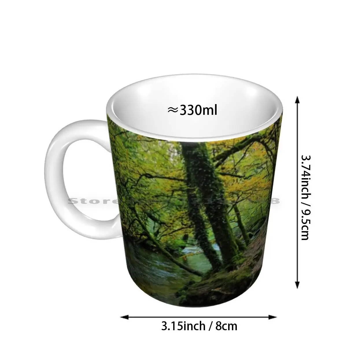 Autumn Golitha Falls Walk Ceramic Mugs Coffee Cups Milk Tea Mug Golitha Falls Autumn Autumn Walk River Walk Forest Walk