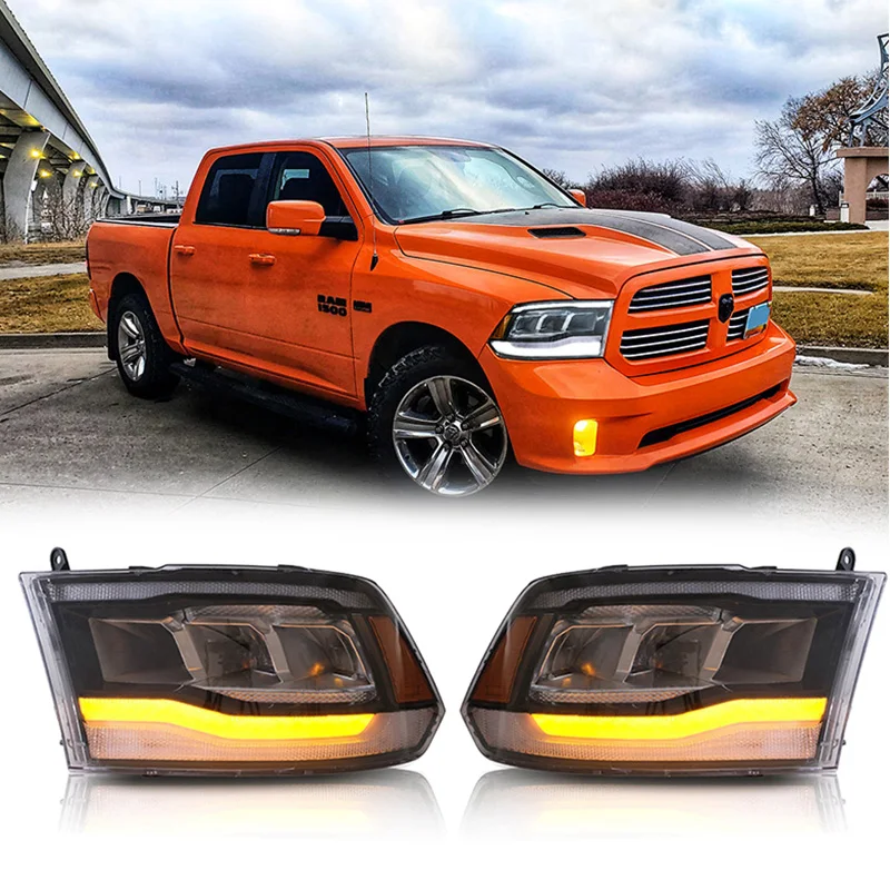 

actory Full LED RAM 1500 2500 3500 Headlights 2009-2019 RAM1500 CLASSIC 2019-2021 Head Lamp For Dodge RAM2500 RAM3500