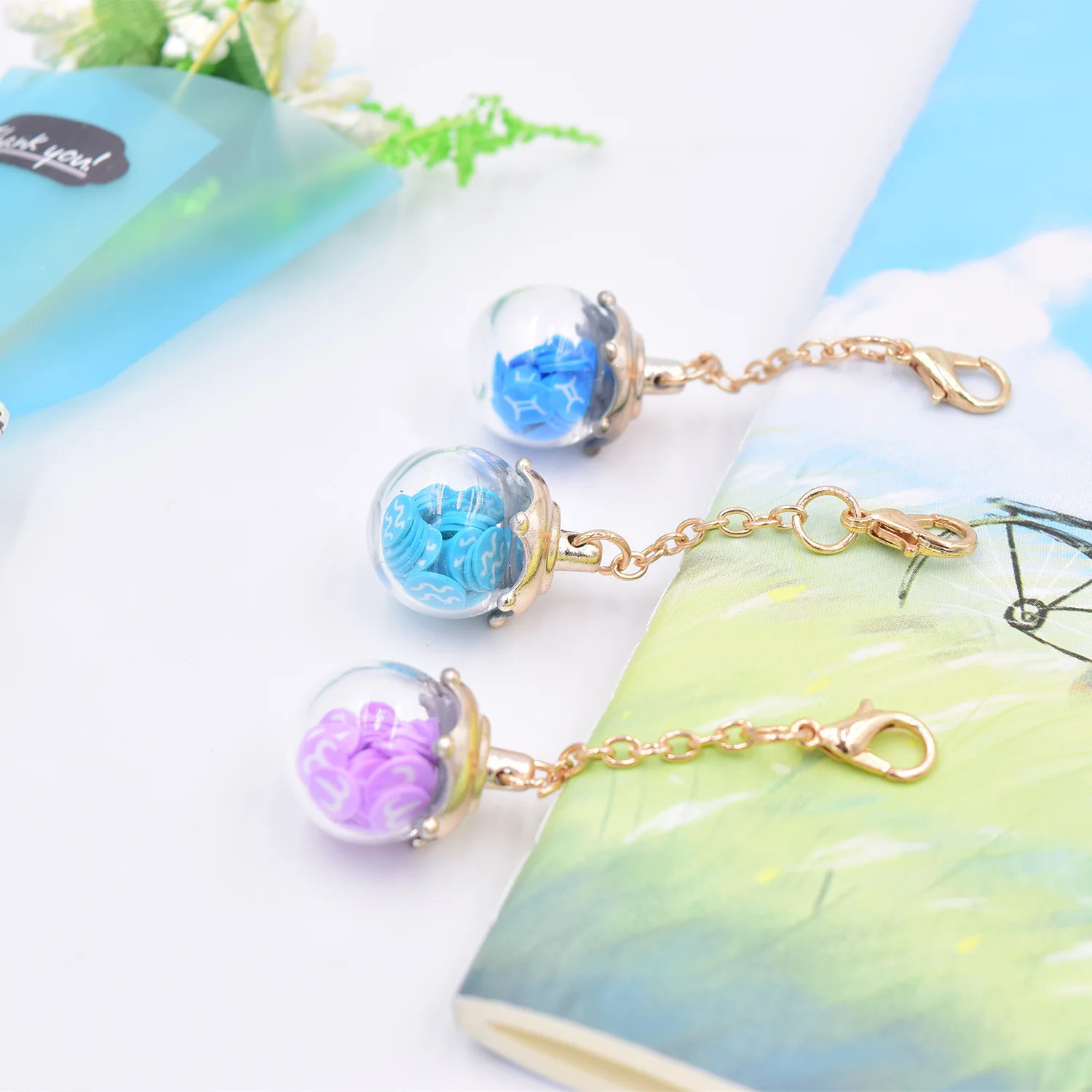 1pcs Creative Dream 12 Constellations Pendant Gel Pens Cute Starry Sky Series Beautiful Office Writing Pens For Kids Great Gifts