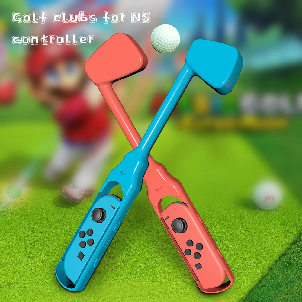 Mando a distancia para Nintendo Switch, 2 uds., rojo, azul, desmontable, para juegos de Golf