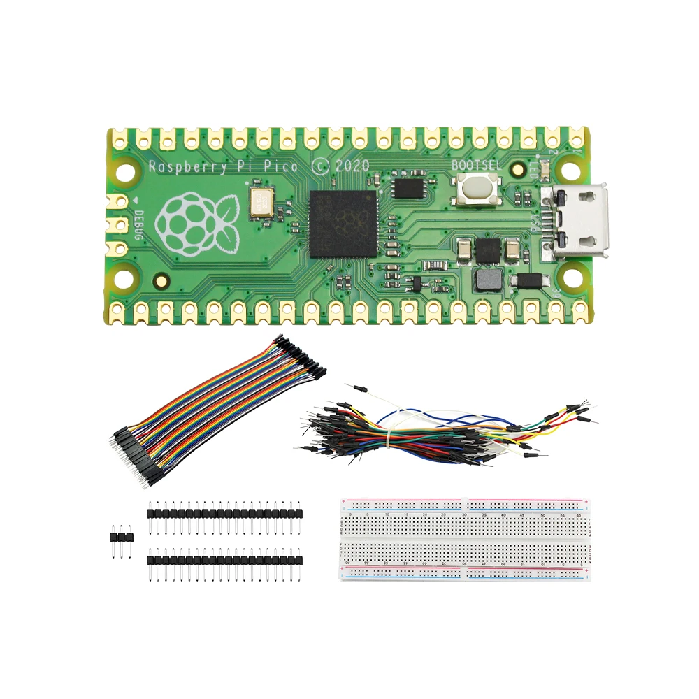 Raspberry Pi Pico Kit Board A Low-Cost High-Performance Microcontroller Board Cortex-M0+ Dual-Core ARM Processor