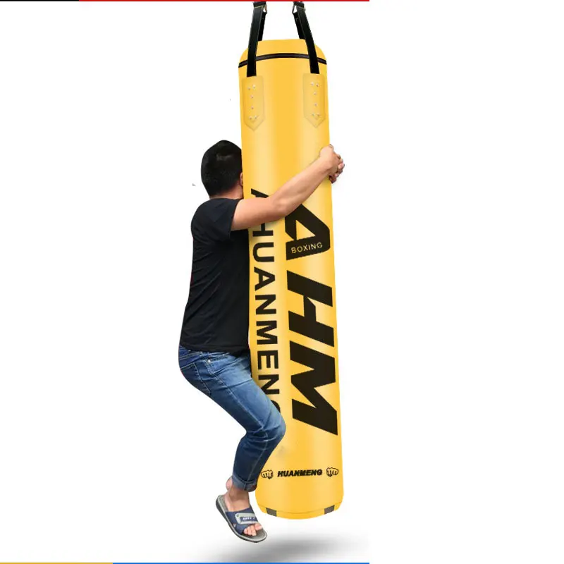 Hollow 120cm Taekwondo Punching Bag PU Leather Boxing Punching Bag, Sanda Boxing Fitness Punching Bag For Decompression