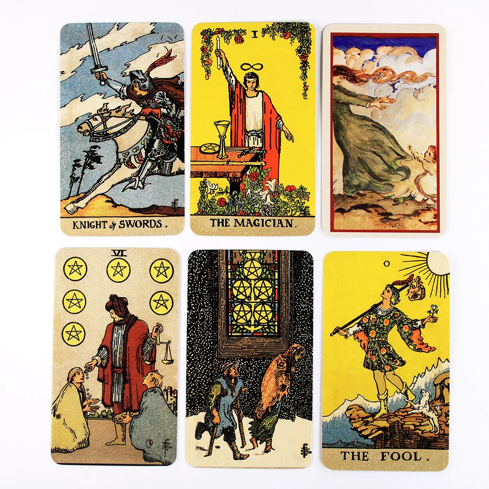 Hot Full English Radiant Rider Wait Tarot Cards Factory Made High Quality Smith Tarot Deck Board Game Cards Witch Tarot