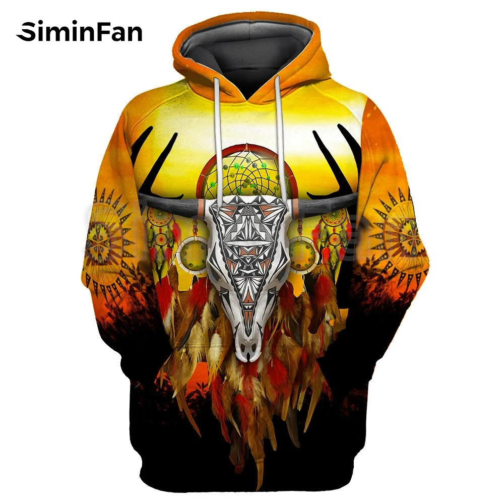 

Retro Tribal Pattern Mens 3D Printing Hoodies Unisex Casual Sweatshirt Harajuku Pullover Women Tracksuit Jacket Streetwear 50