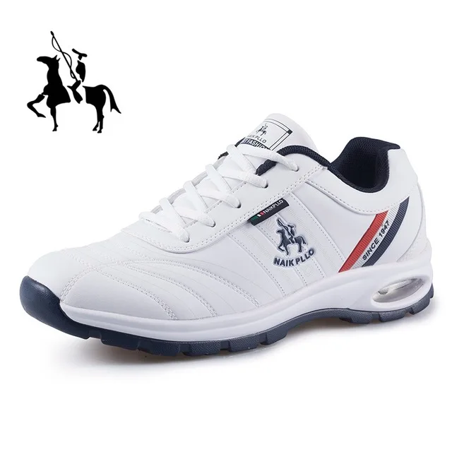 Paul-Zapatillas deportivas de Golf para hombre y niño, zapatos informales con cojín de aire, tenis, estudiantes, color blanco