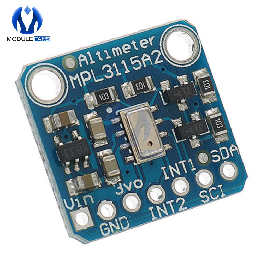 MPL3115A2 I2C البارومتري ذكي قياس درجة الحرارة قياس الارتفاع مجلس الاستشعار وحدة V2.0 لاردوينو مقياس الارتفاع 5 فولت
