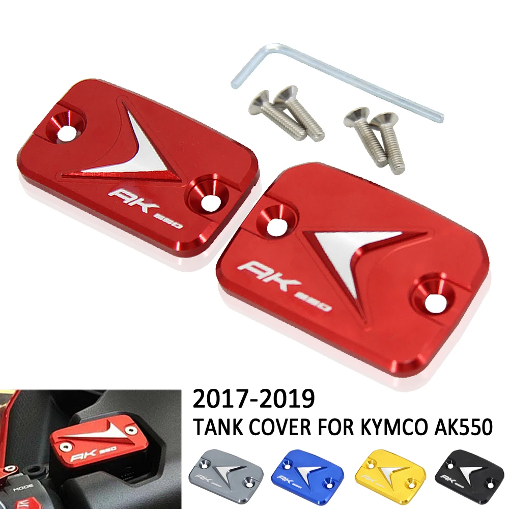 

For KYMCO AK550 AK 550 2017 2018 2019 Motorcycle Accessories Gas Fuel Tank Filler Oil Cap Cover Front Brake Fluid Reservoir