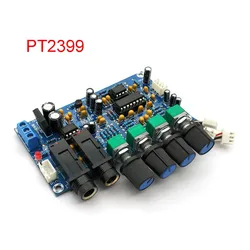 PT2399 Digital Microphone Amplifier Board Karaoke Reverberation Board Karaoke OK Amplifier Module Dual AC 12V