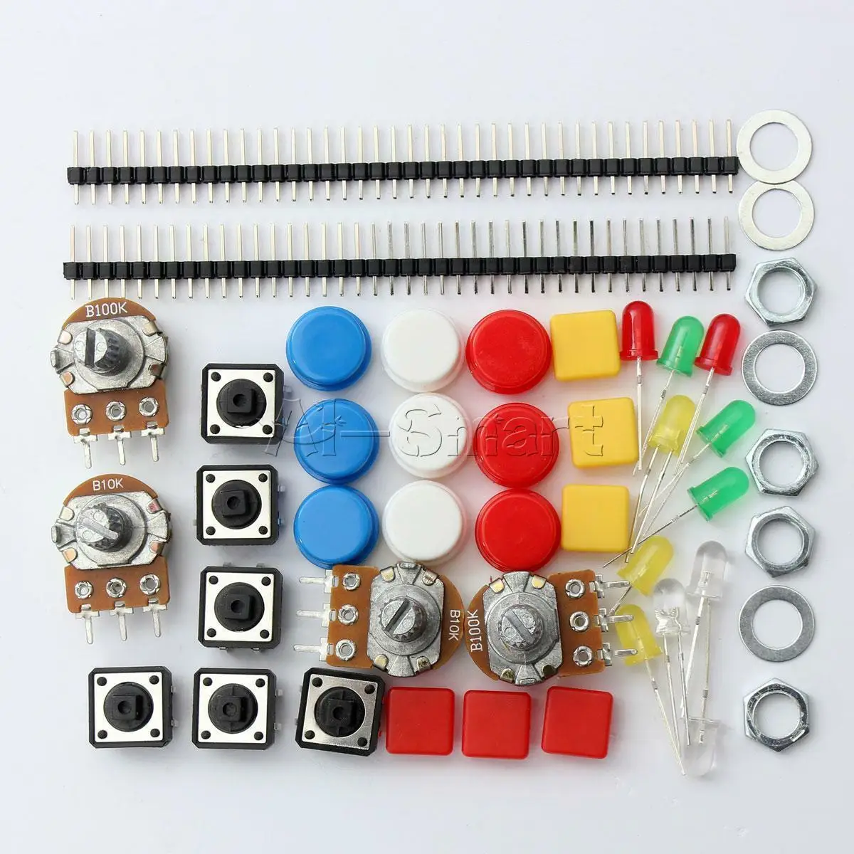 New Universal Electronic Fans Parts Pack Package Kit For Arduino Starter Courses Component Resistors Switch Button