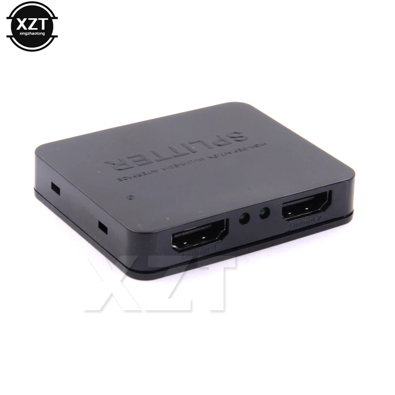 HDMI-compatible Splitter converter 1 Input 2 Output Splitter Switcher Box Hub Support 4K*2K 3D 2160p1080p for XBOX360 PS3/4