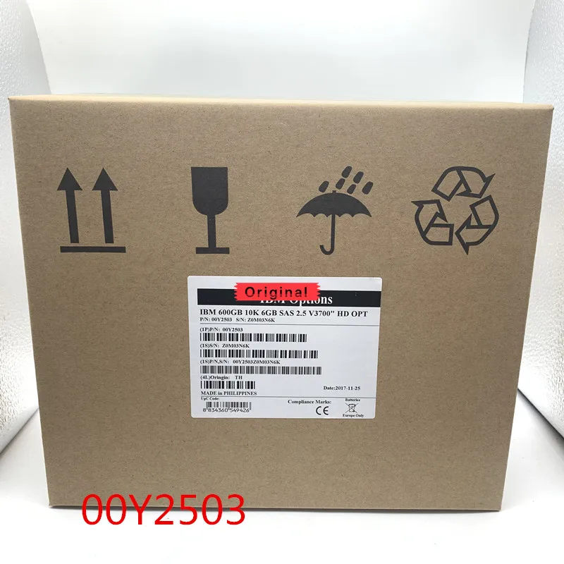 

New original in box 1 year warranty 00Y2503 00Y2430 00MJ146 600G SAS 2.5 V3500 V3700