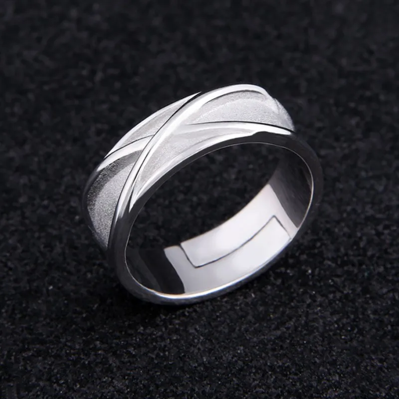 Anime Super Z Goku DBZ Black Adjustable 925 Sterling Silver Time Finger Ring For Women Men Cosplay Jewelry Ring Band Gifts