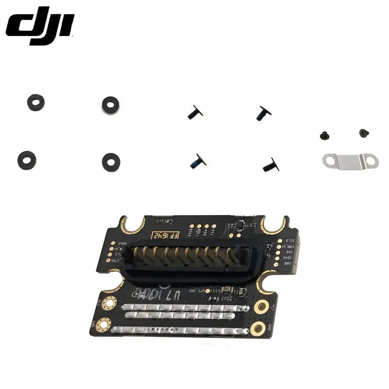 Original DJI Phantom 4 Pro Power Interface Board Module Port with Screws Mounting Piece Part 2 Aircraft Drone Replacement