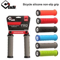 ODI PRO Mtb Cuffs Mountain Bike Grips Silicone Cuffs Bicycle Handle Grip Lock On Handlebar Cover Hoses Cycling Non-slip For BMX