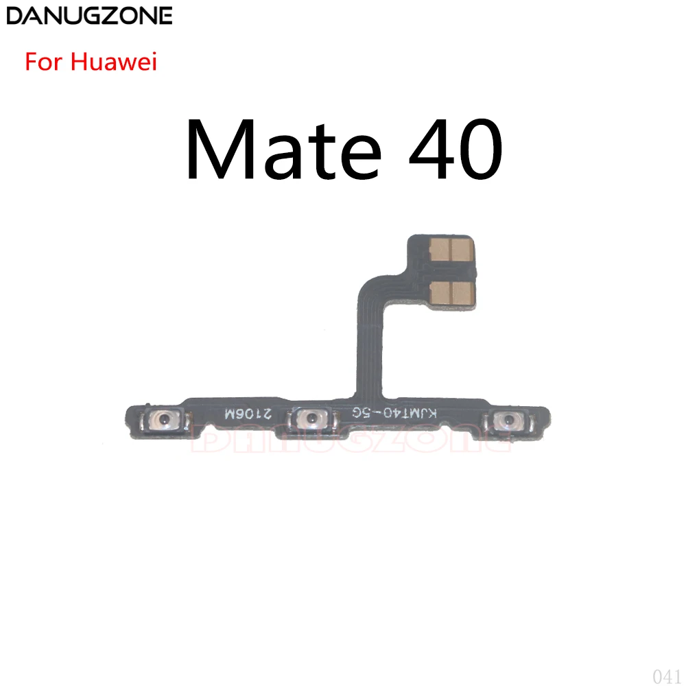 Power Button Switch Volume Button Mute On / Off Flex Cable For Huawei Mate 40 Pro