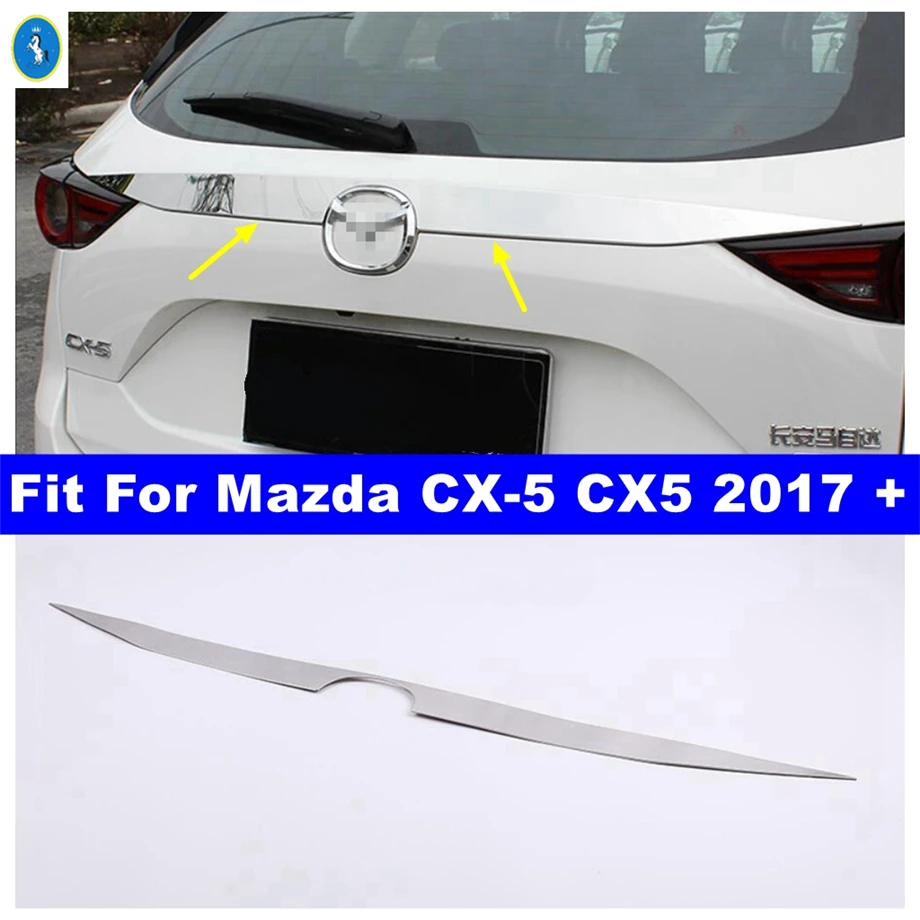 

Rear Trunk Lid Cover Tailgate Trim Door Handle Molding Boot Garnish Bezel Cover Fit For Mazda CX-5 CX5 2017 - 2022 Accessories