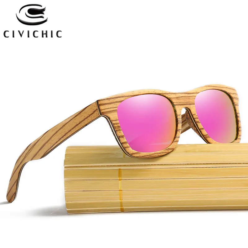 Chic Polarized Sunglasses Men UV Driving Fishing Oculos Bamboo Gafas De Sol Mujer Wood Eyewear Women Retro Cat Eye Glasses KD045