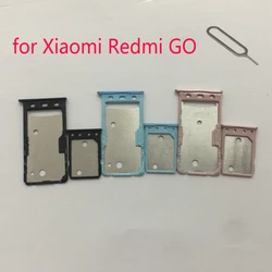 전화 SIM 카드 트레이 어댑터 XIAOMI Redmi GO 오리지널 하우징 새로운 마이크로 SD 카드 홀더, 샤오미 GO 지원