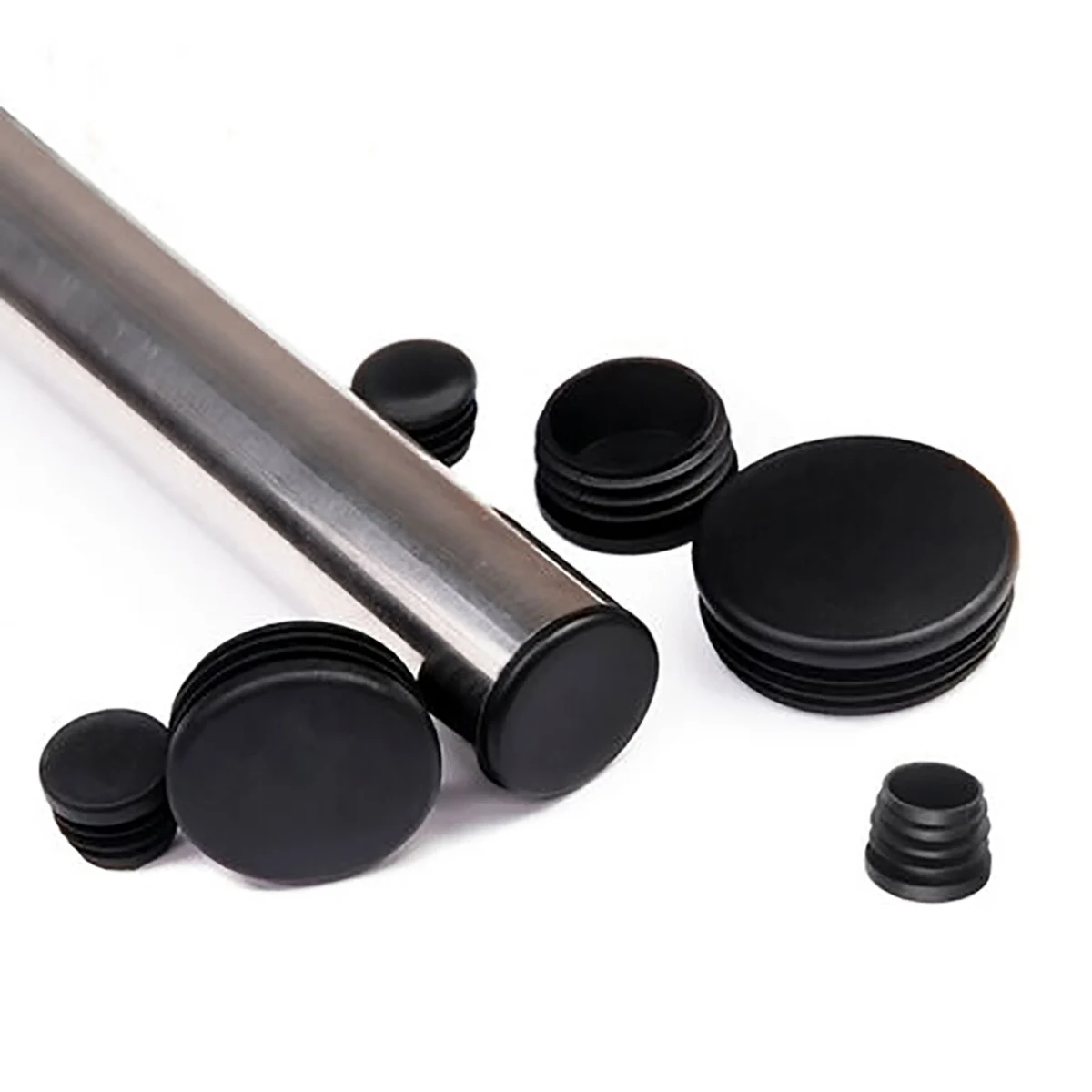 4/8/10/16/20 pz Diametro 12-76mm Rotondo di Plastica Blanking End Cap Sedia Tavolo Piedi Tappo Tubo Tubo Inserto Spina Copertura antipolvere decorativa