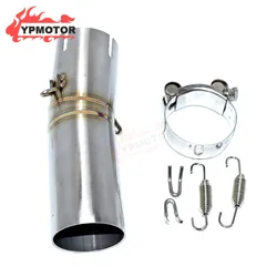 Tubo de escape medio para motocicleta, silenciador de conexión de enlace medio para Honda Africa Twin CRF1000L 2016-2019, CRF1000