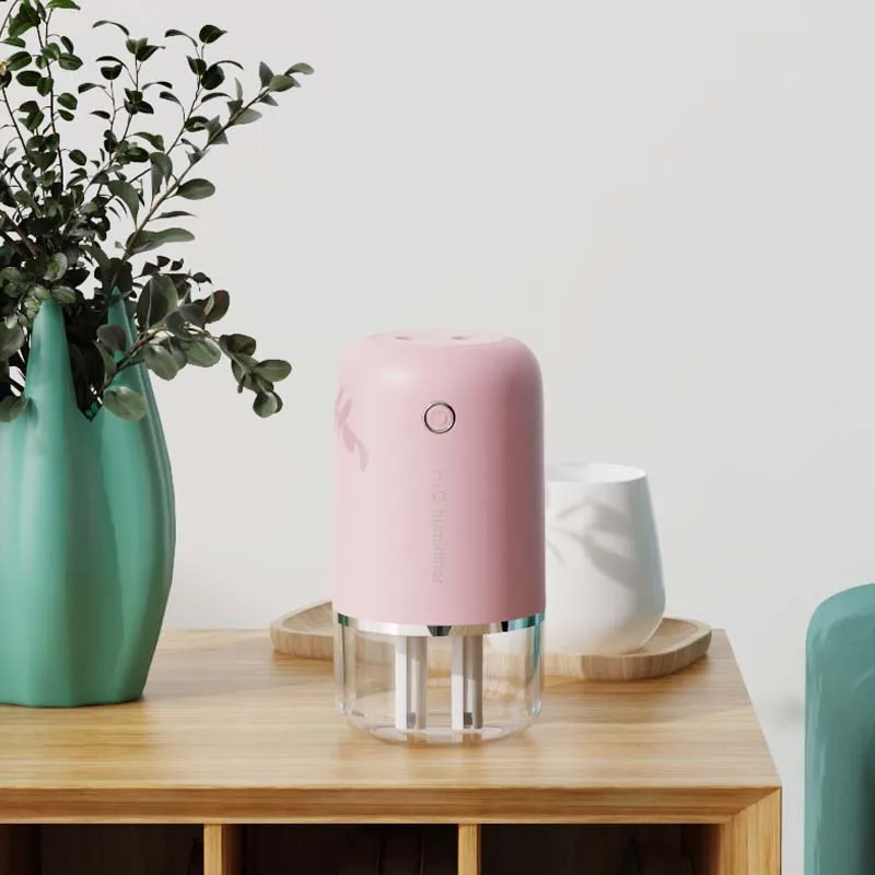 2022 جديد لاسلكي الهواء المرطب للمنزل سيارة المرطب صغيرة المحمولة النفط ناشر رائحة رائحة 500 مللي ضباب صانع مع ضوء