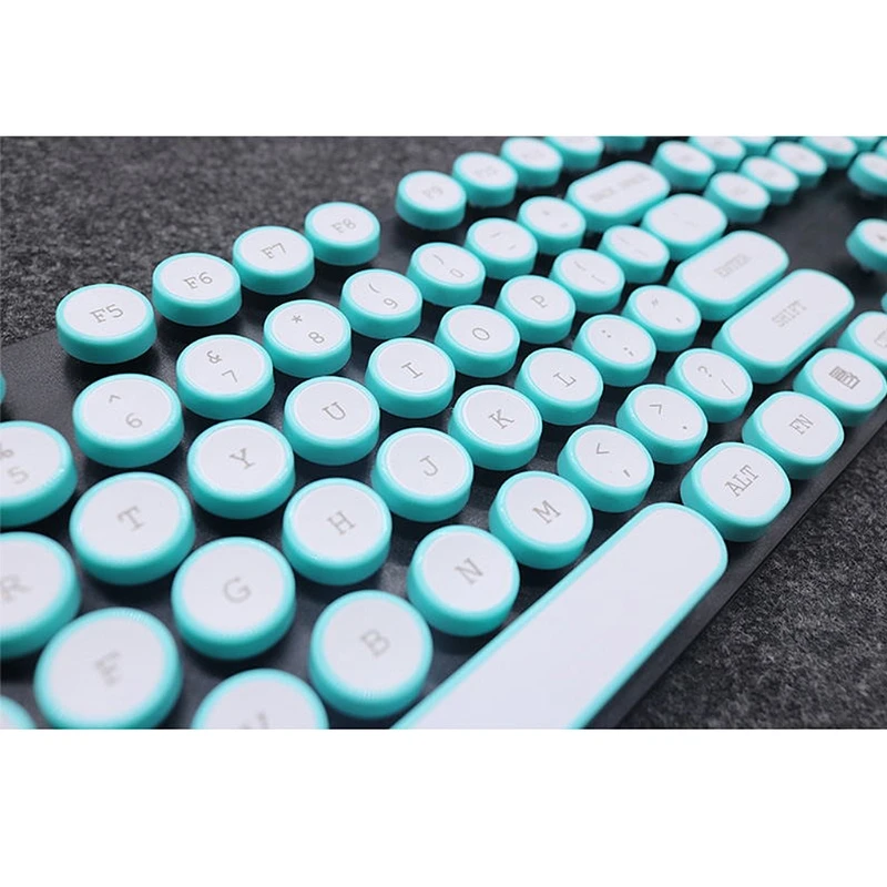 لتقوم بها بنفسك Keycap الرجعية البخار فاسق آلة كاتبة لوحة المفاتيح الميكانيكية Keycap 108 مفاتيح