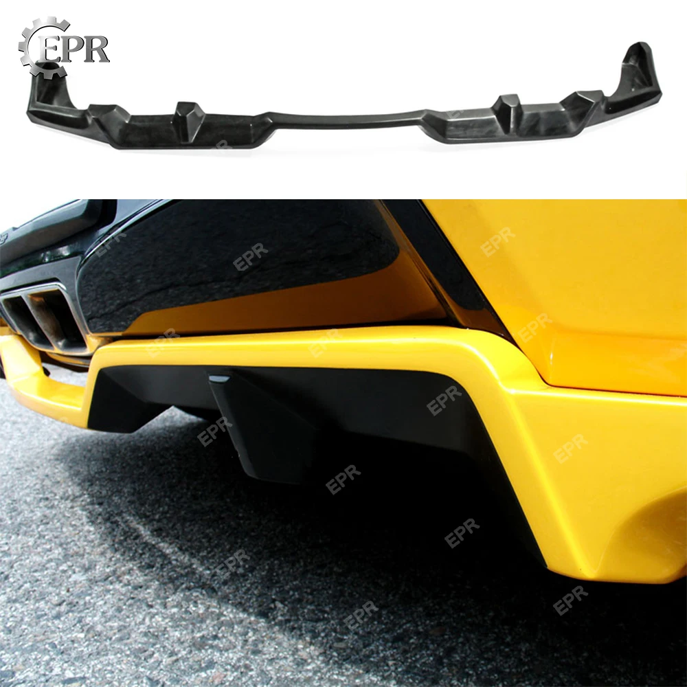 FRP Rear Diffuser Lip For Hyundai Veloster Non Turbo Glass Fiber C Factory Racing Diffuser Tuning Trim Accessories For Veloster