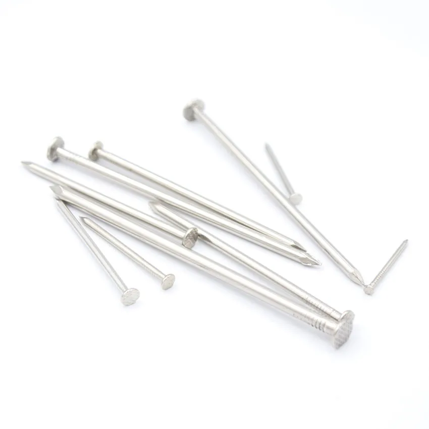 

500g Stainless Steel A2 Round Lost Wire Nails 40mm 50mm 66mm 83mm 100mm 116mm 20mm Cement Nail Steel Nail Carpenter Round Nail