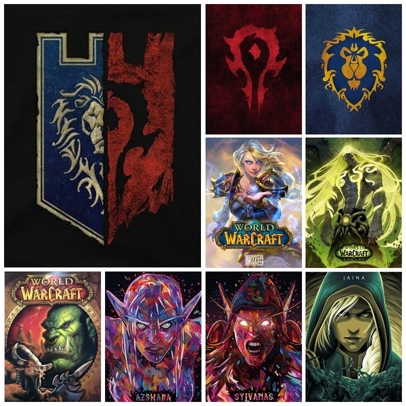 World of Warcraft Hero 5d Diamond Painting Cross Stitch Kit Pattern Windrunner Wall Poster Mosaic Art Handicraft Gift Decor