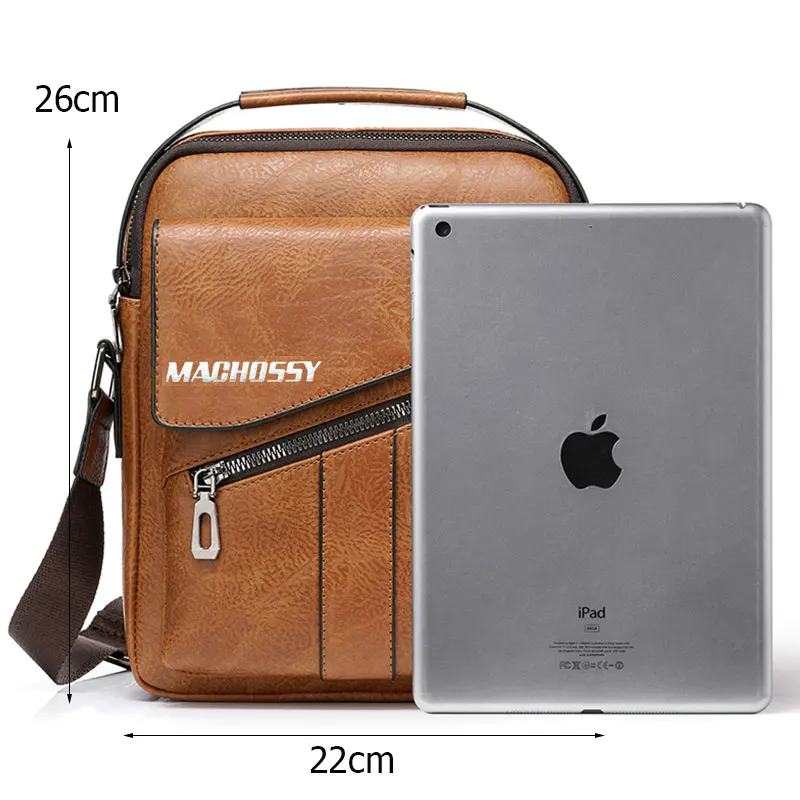 Luxury Brand Men Crossbody Messenger Bags Business Casual Handbag Male Spliter Leather Shoulder Bag Large Capacity for Mens