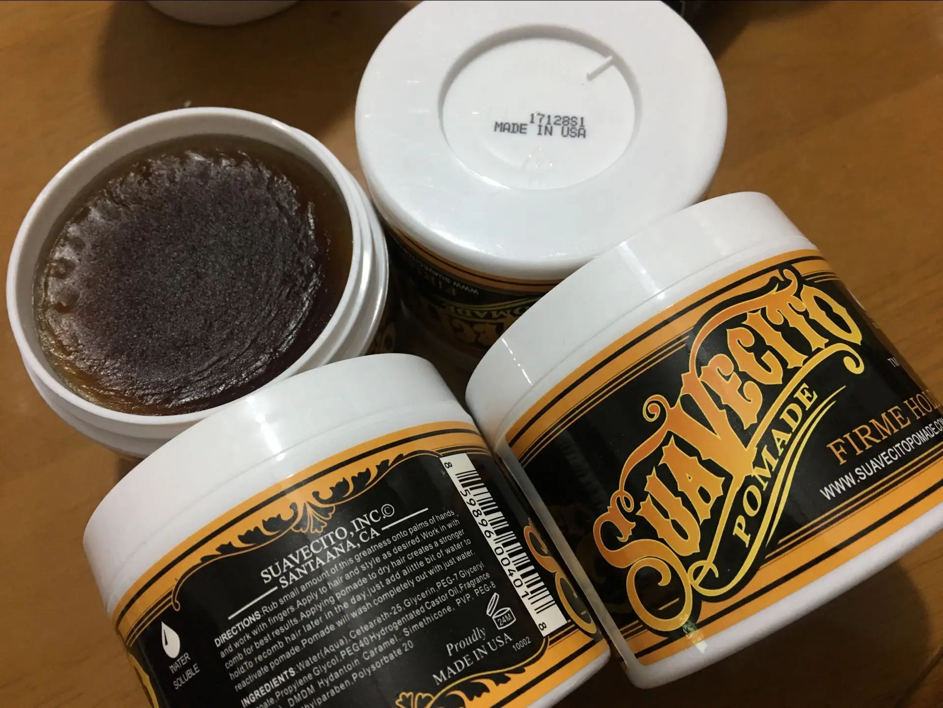 

15pcs Suavecito Hair Waxes Strong Style Restoring Hold Pomade Hair Gel Style Tools Firme Big Skeleton Slicked Back Hair Oil Wax