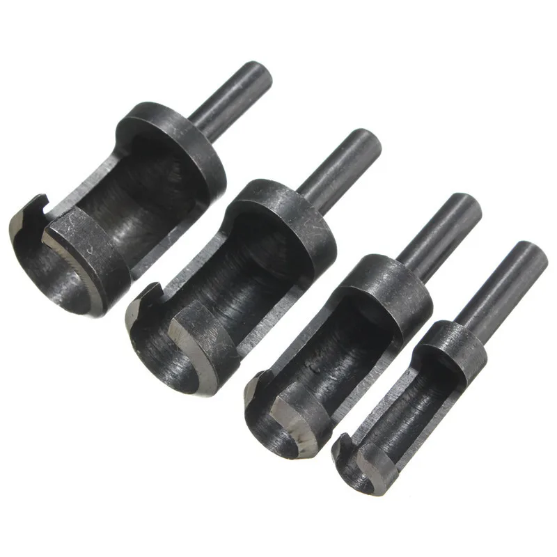 XNEMON ใหม่ 4 ชิ้น/เซ็ต Wood Plug Hole เจาะไม้ 6mm 10mm 13mm 16mm CUTTER Bit ชุด Dowel Maker ตัด Carpenter