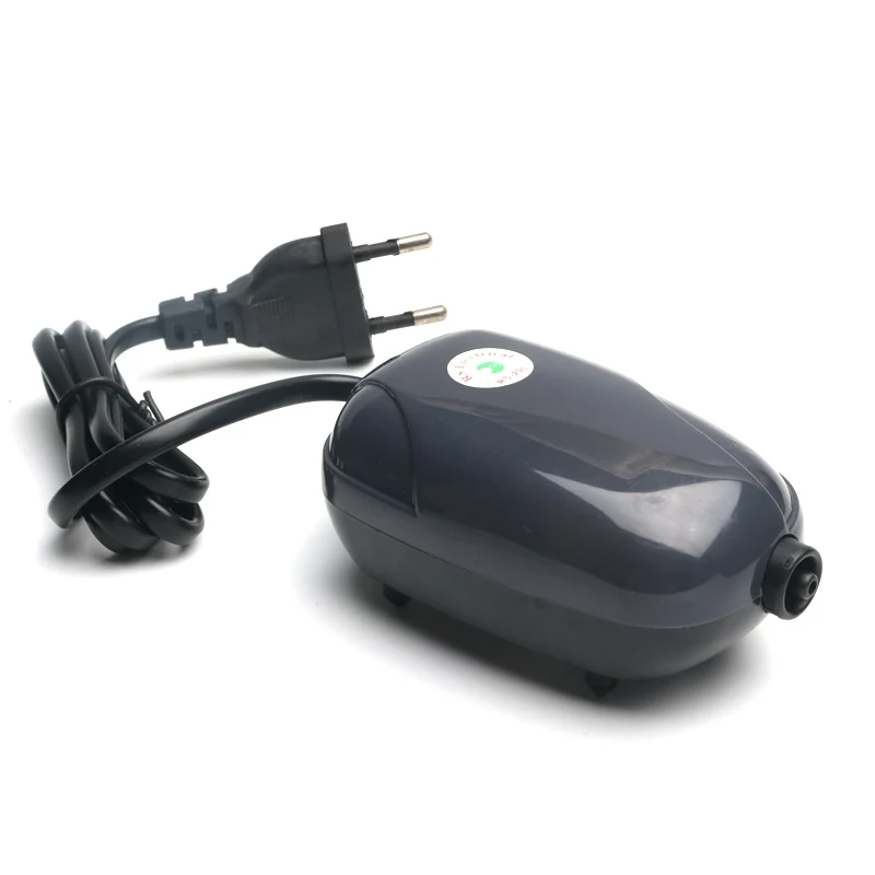220V 5W Aquqrium Air Pump Fish Tank Increasing Oxygen Pump With 4mm silicone tube
